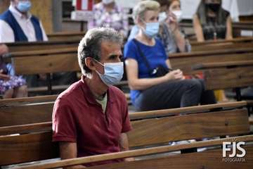 Eucaristía presidida por el obispo José Mazuelos y concierto de la Banda Municipal de Música por la festividad del Santo Cristo de Telde/Francisco Javier Santana.